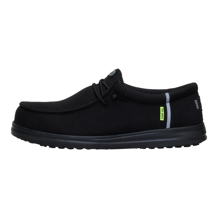 Wally Work Comp Toe Wide ÿ Black/Black
