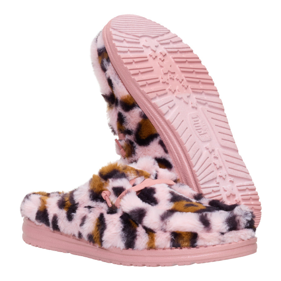 Wendy Slipper Leo Fur ÿ Pink/Multi - Image 3