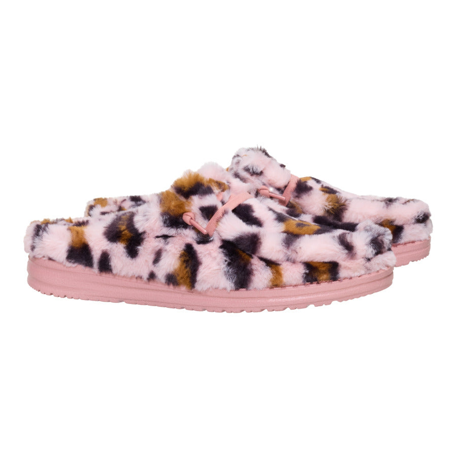 Wendy Slipper Leo Fur ÿ Pink/Multi - Image 2