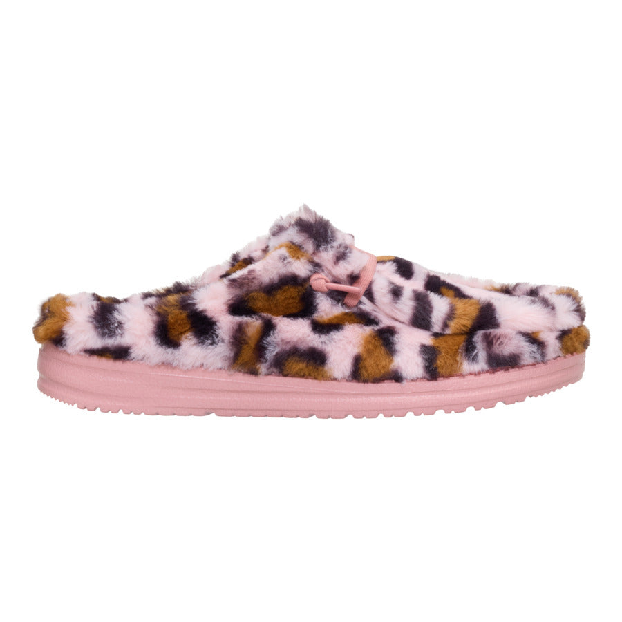 Wendy Slipper Leo Fur ÿ Pink/Multi - Image 8