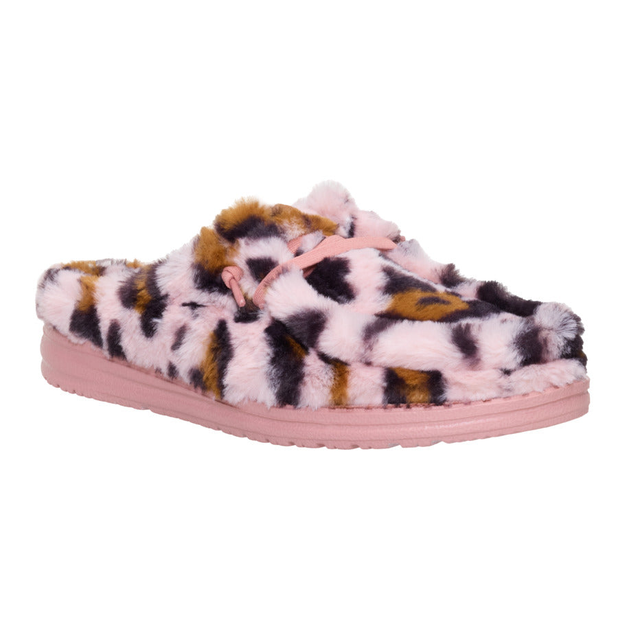 Wendy Slipper Leo Fur ÿ Pink/Multi - Image 7