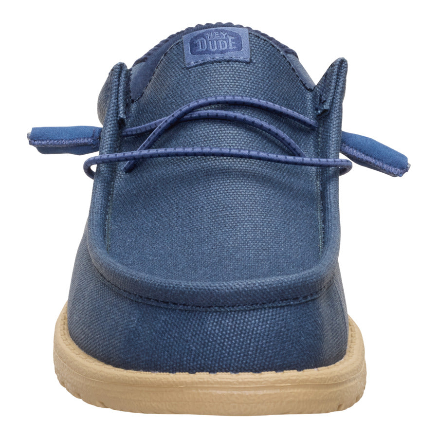 Wally Waxed Casual - Navy - Image 4