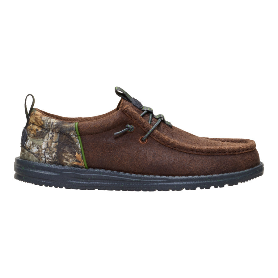 Wally Funk Realtree Edge Suede - Mole Brown/Camo - Image 10