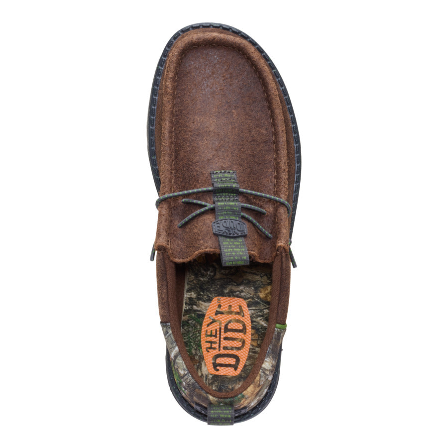 Wally Funk Realtree Edge Suede - Mole Brown/Camo - Image 8