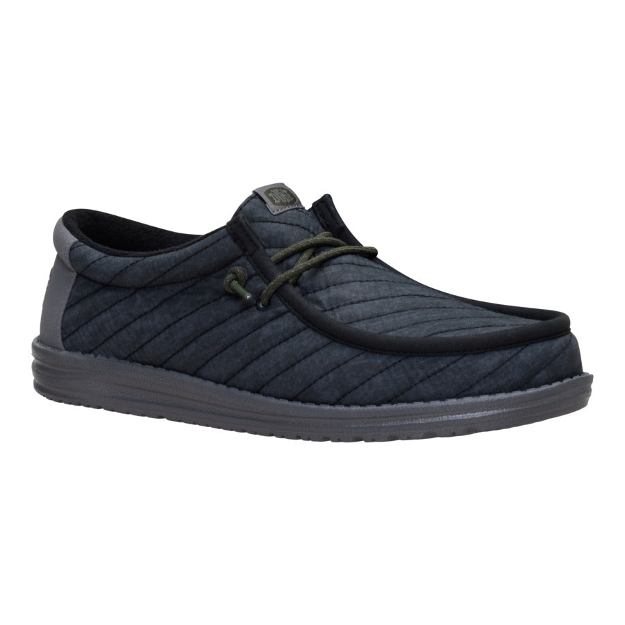 Wally Washed Quilt - Black/Grey - Image 7
