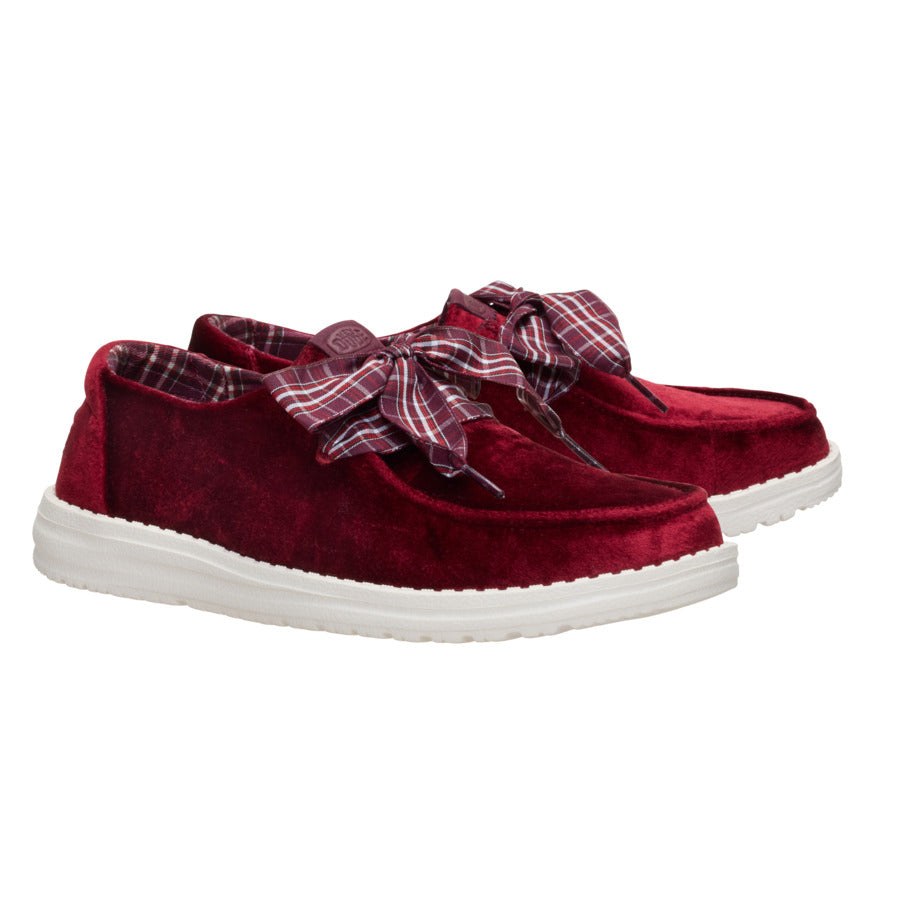 Wendy Holiday Bow ÿ Burgundy - Image 2