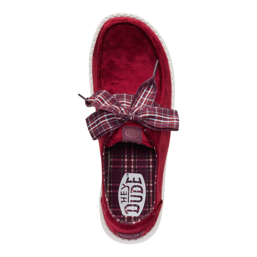Wendy Holiday Bow ÿ Burgundy - Image 6